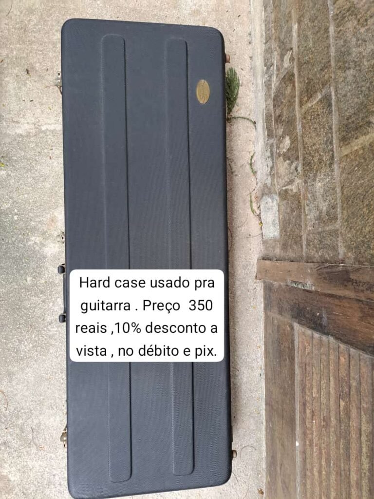 Hard Case usado para Guitarra